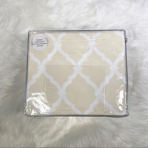 ⭐️SALE⭐️Twin 3pc French Vanilla Arabesque Bedsheet - Picture 2 of 5
